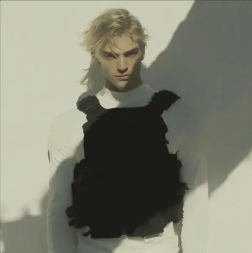 Light & Shadow Portrait – AI image example