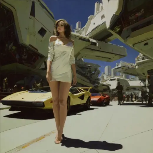 Walk Through the Future City – AI image example